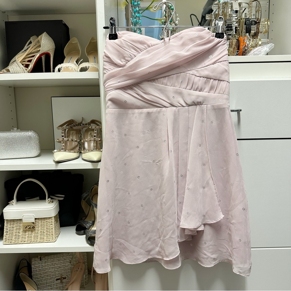 EXPRESS light pink chiffon dress size 0